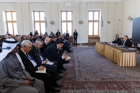 نشست سید‌عباس عراقچی، وزیر امور خارجه با سفرا و روسای نمایندگی‌های خارجی مقیم تهران