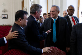 نشست وزیر امور خارجه با سفرا و روسای نمایندگی‌های خارجی مقیم تهران