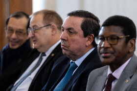 نشست وزیر امور خارجه با سفرا و روسای نمایندگی‌های خارجی مقیم تهران