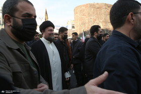 سید حسن خمینی در اجتماع بزرگ تهران