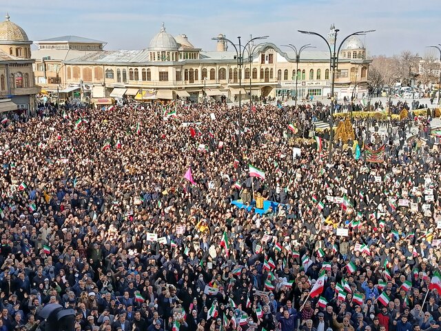محکومیت اقدامات تروریستی توسط مردم همدان/ تشییع پیکر۲ شهید