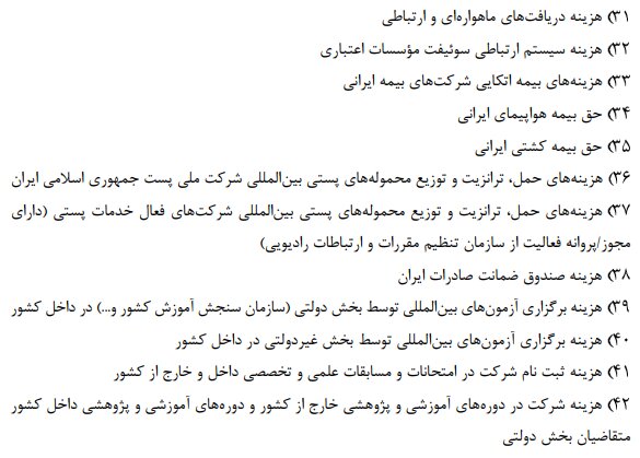 کارمزد ارز خدماتی کم شد