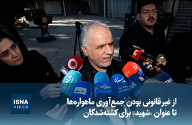 ویدیو/ از غیرقانونی بودن جمع‌آوری ماهواره‌ها تا عنوان «شهید» برای کشته‌شدگان