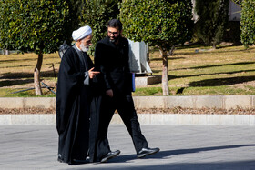 اسماعیل سقاب اصفهانی، رئیس سازمان بهینه‌ سازی و مدیریت راهبردی انرژی و مجید انصاری، معاون حقوقی رئیس‌جمهور در حاشیه جلسه هیات دولت - ۲۴ دی