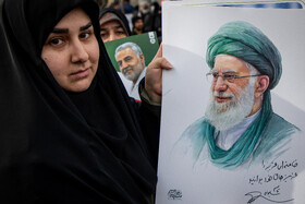 مراسم تشییع پیکر شهدای جنایات اخیر صهیونی - آمریکایی