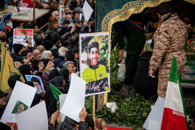 مراسم تشییع پیکر شهدای جنایات اخیر صهیونی - آمریکایی