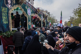 مراسم تشییع پیکر شهدای جنایات اخیر صهیونی - آمریکایی