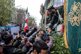 مراسم تشییع پیکر شهدای جنایات اخیر صهیونی - آمریکایی