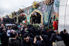 مراسم تشییع پیکر شهدای جنایات اخیر صهیونی - آمریکایی