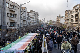 مراسم تشییع پیکر شهدای جنایات اخیر صهیونی - آمریکایی