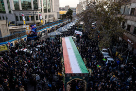 مراسم تشییع پیکر شهدای جنایات اخیر صهیونی - آمریکایی