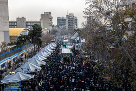 مراسم تشییع پیکر شهدای جنایات اخیر صهیونی - آمریکایی