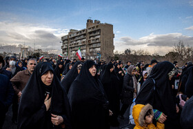 مراسم تشییع پیکر شهدای جنایات اخیر صهیونی - آمریکایی