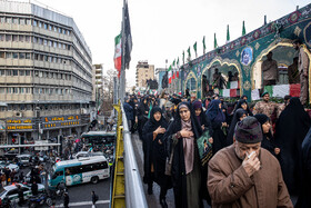 مراسم تشییع پیکر شهدای جنایات اخیر صهیونی - آمریکایی