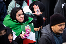 مراسم تشییع پیکر شهدای جنایات اخیر صهیونی - آمریکایی