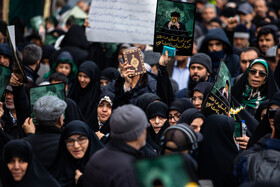 مراسم تشییع پیکر شهدای جنایات اخیر صهیونی - آمریکایی