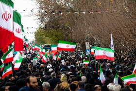 مراسم تشییع پیکر شهدای جنایات اخیر صهیونی - آمریکایی