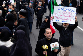 مراسم تشییع پیکر شهدای جنایات اخیر صهیونی - آمریکایی