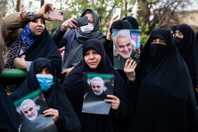 مراسم تشییع پیکر شهدای جنایات اخیر صهیونی - آمریکایی