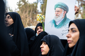 مراسم تشییع پیکر شهدای جنایات اخیر صهیونی - آمریکایی