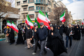 مراسم تشییع پیکر شهدای جنایات اخیر صهیونی - آمریکایی