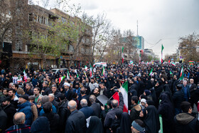 مراسم تشییع پیکر شهدای جنایات اخیر صهیونی - آمریکایی