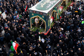 مراسم تشییع پیکر شهدای جنایات اخیر صهیونی - آمریکایی
