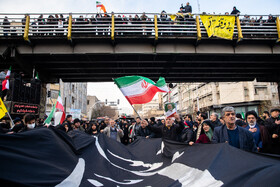 مراسم تشییع پیکر شهدای جنایات اخیر صهیونی - آمریکایی