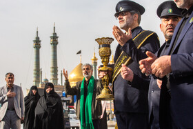 عزاداری خادمان کریمه اهل بیت(س) در روز شهادت امام موسی الکاظم(ع)