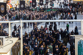 عزاداری خادمان کریمه اهل بیت(س) در روز شهادت امام موسی الکاظم(ع)