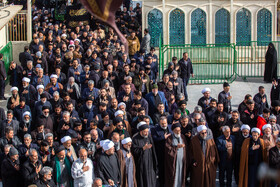 عزاداری خادمان کریمه اهل بیت(س) در روز شهادت امام موسی الکاظم(ع)