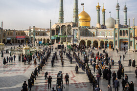 عزاداری خادمان کریمه اهل بیت(س) در روز شهادت امام موسی الکاظم(ع)