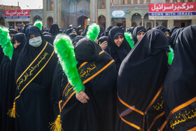 عزاداری خادمان کریمه اهل بیت(س) در روز شهادت امام موسی الکاظم(ع)