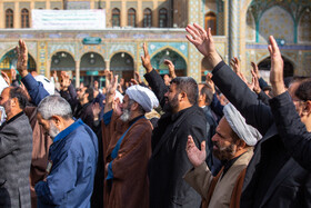 عزاداری خادمان کریمه اهل بیت(س) در روز شهادت امام موسی الکاظم(ع)