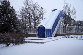 بارش برف در اردبیل