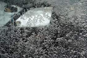 بارش برف در اردبیل