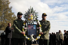 تشییع شهید امنیت در کوهدشت لرستان