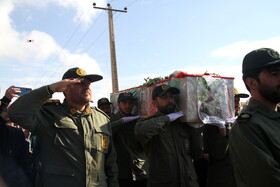 تشییع شهید امنیت در کوهدشت لرستان