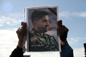 تشییع شهید امنیت در کوهدشت لرستان