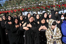 تشییع شهید امنیت در کوهدشت لرستان