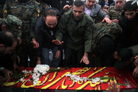 تشییع شهید امنیت در کوهدشت لرستان