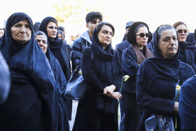 مراسم تشییع پیکر مهدی ثانی استاد پیشکسوت تئاتر کرمان