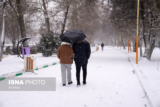 پیش‌بینی تداوم بارش برف در اردبیل