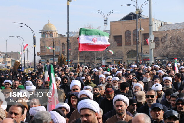 تشییع پیکر شهید مدافع امنیت، «علی زمانیان» - همدان