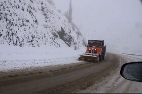 اردبیل سفیدپوش شد/تمامی محورهای مواصلاتی استان باز است