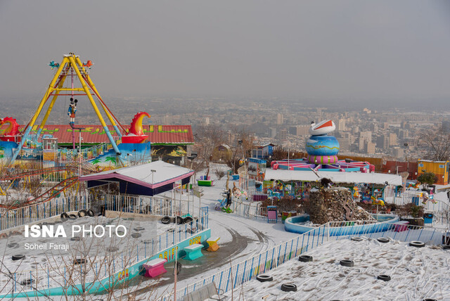 بارش برف زمستانی در ارومیه