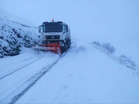 تمامی محورهای کردستان برفی است/ محدودیت تردد برای کشنده‌ها در مسیر سنندج - کامیاران 
