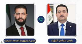 تماس تلفنی السودانی با الشرع و فرمانده قسد درباره تحولات سوریه