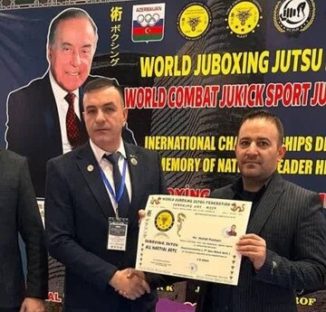 مربی ورامینی نماینده ایران در رشته جوبوکسینگ جوتسو شد