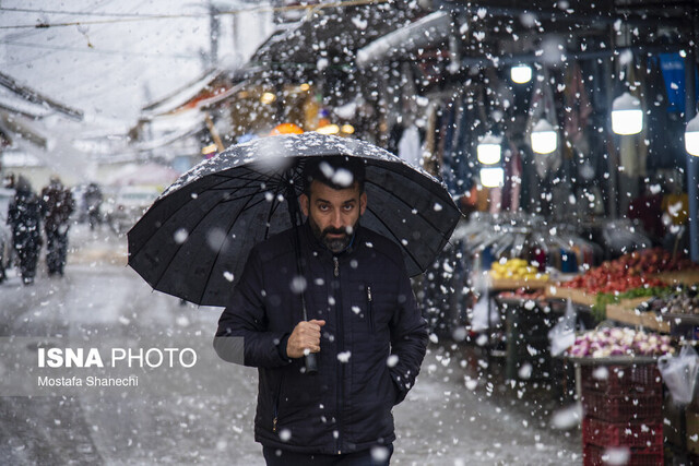 حال و هوای برفی ساری